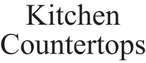 Kitchen Countertop Manufacturing